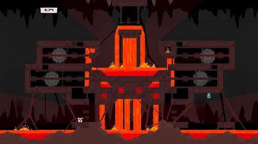 Super meat boy - Android game screenshots.
