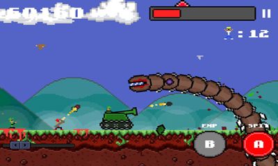 Super mega worm - Android game screenshots.