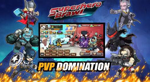 Superhero brawl - Android game screenshots.