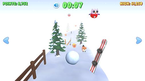 Supreme snowball: Roller mayhem 3000 - Android game screenshots.