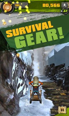 Gameplay of the Survival Run with Bear Grylls for Android phone or tablet.