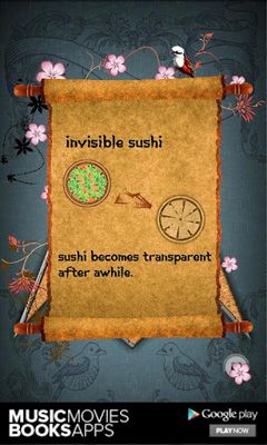 Sushi Slash - Android game screenshots.