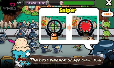 Gameplay of the SWAT and Zombies for Android phone or tablet.