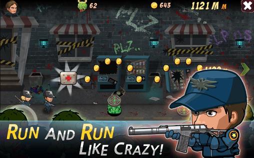 SWAT and zombies: Runner - Android game screenshots.