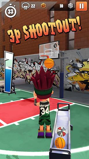 Swipe basketball 2 - Android game screenshots.