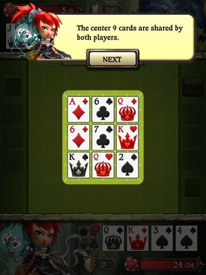 Swords and poker: Adventures - Android game screenshots.