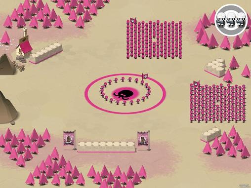 Tactile wars - Android game screenshots.
