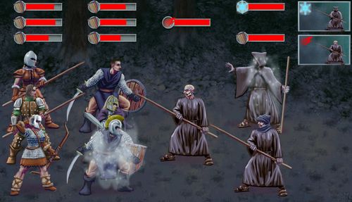 Gameplay of the Tales of Illyria: Fallen knight for Android phone or tablet.