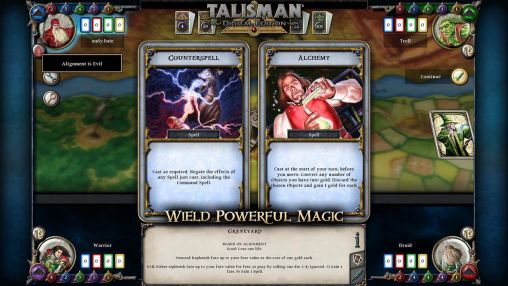 Talisman: Digital edition - Android game screenshots.