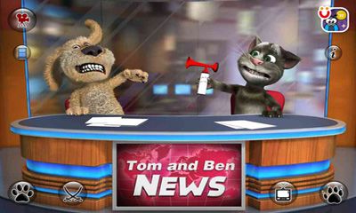 Talking Tom & Ben News - Android game screenshots.