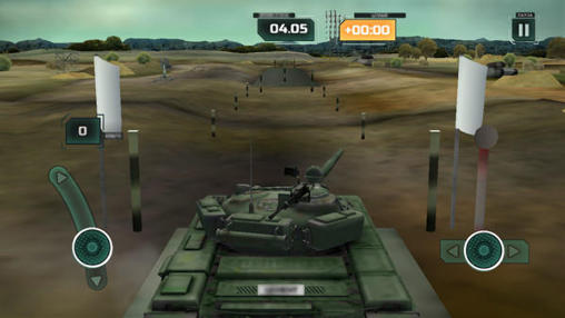 Tank biathlon - Android game screenshots.