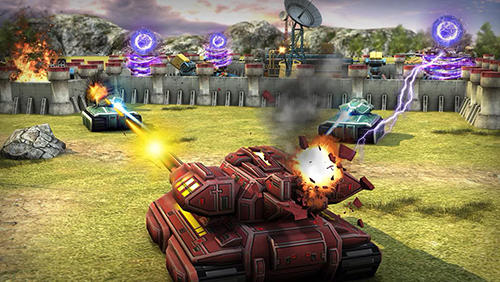 Tank destruction: Multiplayer - Android game screenshots.