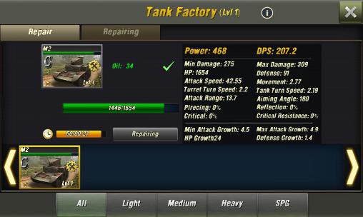 Tank generals - Android game screenshots.