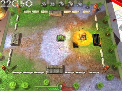 Gameplay of the Tank-o-box for Android phone or tablet.