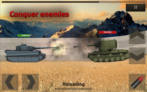Tanks: Hard armor - Android game screenshots.