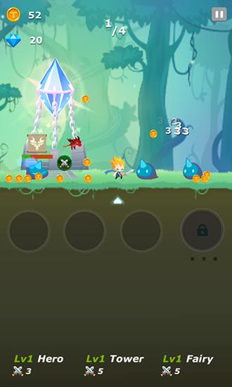 Tap hero: War of clicker - Android game screenshots.