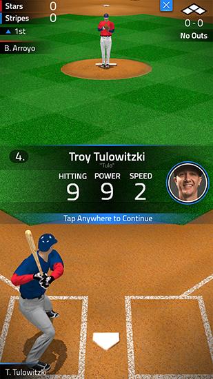 Tap sports: Baseball 2015 - Android game screenshots.