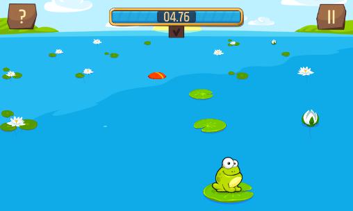 Tap the frog faster - Android game screenshots.
