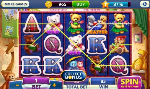 Teddy bears slots: Vegas - Android game screenshots.