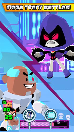 Gameplay of the Teeny titans: Teen titans go! for Android phone or tablet.