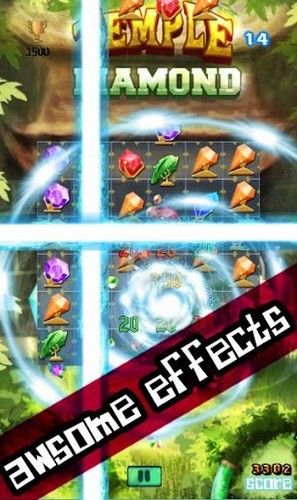Temple diamond blast bejeweled - Android game screenshots.
