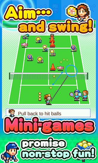 Tennis club story - Android game screenshots.