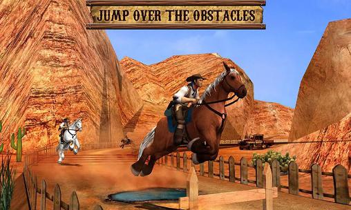 Texas: Wild horse race 3D - Android game screenshots.