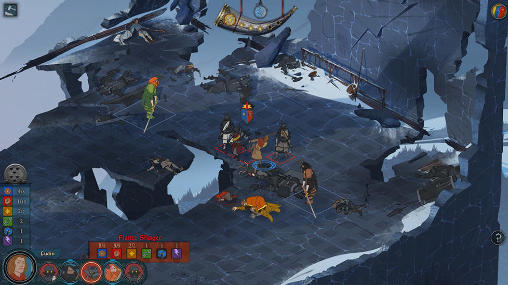 The banner saga - Android game screenshots.