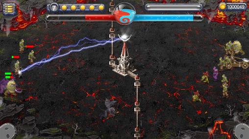 The battle for tower - Android game screenshots.
