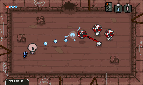 The binding of Isaac: Rebirth - Android game screenshots.