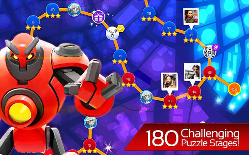 The bot squad: Puzzle battles - Android game screenshots.