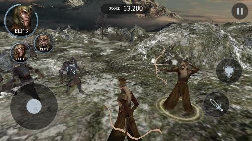 The hobbit: The battle of the five armies. Fight for Middle-earth - Android game screenshots.
