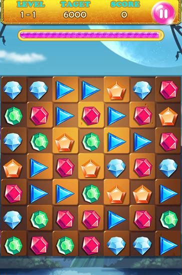 The jewels: Sweet candy link - Android game screenshots.