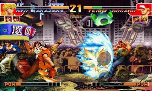 Gameplay of the The king of fighters 97 for Android phone or tablet.