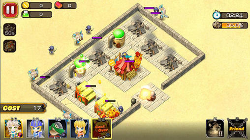 The knights of Mira Molla - Android game screenshots.