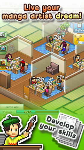 The manga works - Android game screenshots.