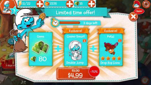 The smurfs: Epic run - Android game screenshots.