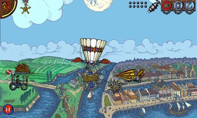 Gameplay of the The Unparalleled Adventure of One Hans Pfaall for Android phone or tablet.
