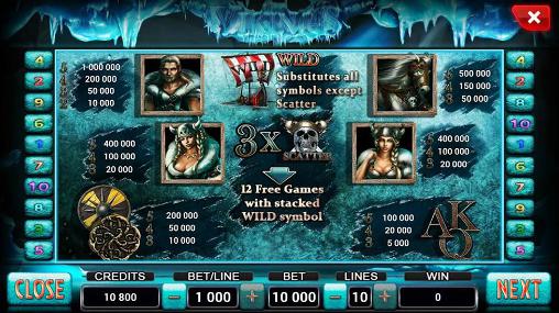 The vikings: Slot - Android game screenshots.