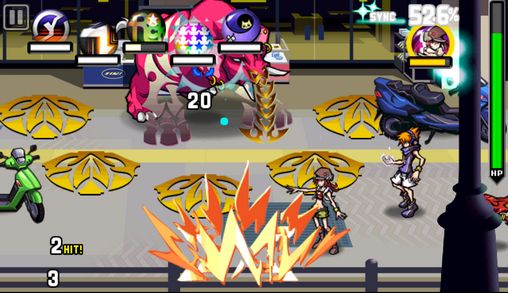 The world ends with you - Android game screenshots.