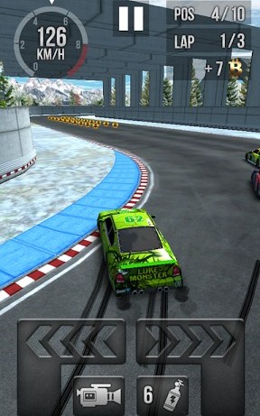 Thumb car racing - Android game screenshots.