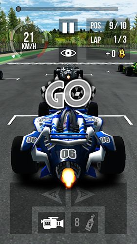 Thumb formula racing - Android game screenshots.