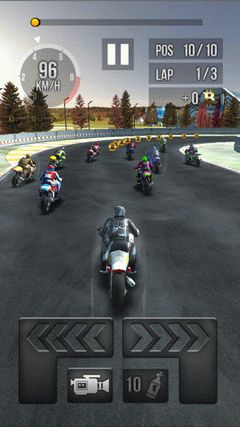 Thumb motorbike racing - Android game screenshots.