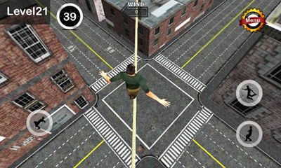 Gameplay of the TightRope Walker 3D for Android phone or tablet.