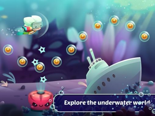 Tiny diver - Android game screenshots.