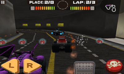 Gameplay of the Tires of Fury Monster Truck Racing for Android phone or tablet.
