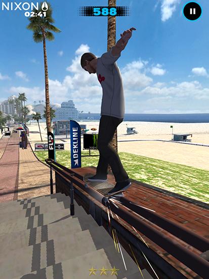 Tony Hawk's shred session - Android game screenshots.