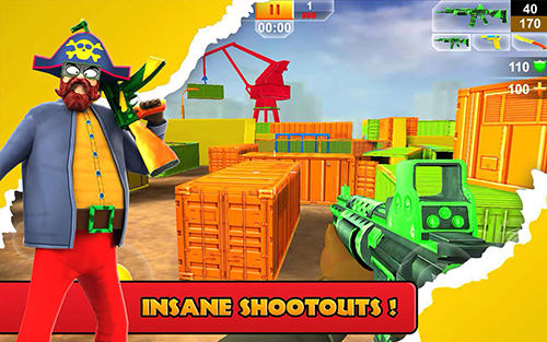Toon force: FPS multiplayer - Android game screenshots.