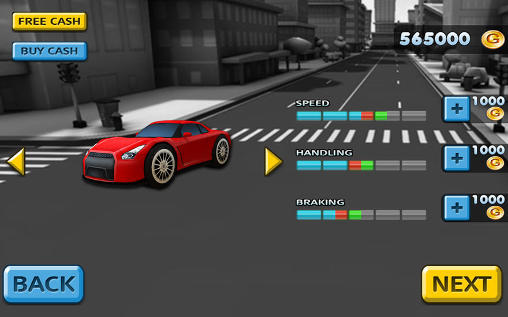Toon traffic speed racing - Android game screenshots.