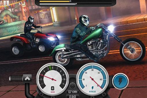 Top bike: Racing and moto drag - Android game screenshots.